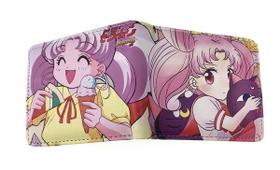 Carteira, bolsa de moedas, couro, duas dobras, anime Sailor Moon, unissex Carteira, bolsa de moedas, couro, duas dobras, anime Sailor Moon, unissex