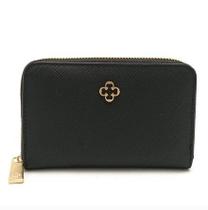 Carteira Capodarte Feminina Preto Soft Safiano 493849