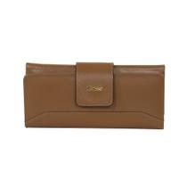 Carteira classe couro grande feminina 356-2 cb11 nocciola Carteira classe couro grande feminina 356-2 cb11 nocciola