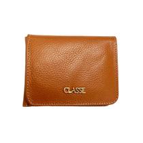 Carteira Classe Couro Slim Feminina Pequena Porta Cartão F040