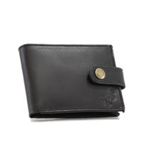 Carteira Clássica Porta CNH Cartões em Couro Masculina com Fecho