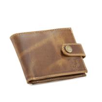 Carteira Clássica Porta CNH Cartões em Couro Masculina com Fecho