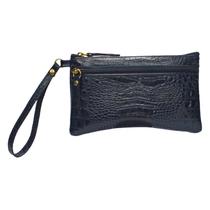 Carteira Clutch Feminina Porta Celular Couro Legitimo Madamix