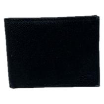 Carteira Com Plastico Masculina Preta De Couro Cincow Carteira Com Plastico Masculina Preta De Couro Cincow