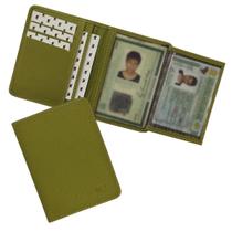 Carteira Compacta Couro RFID Blocking 20-R Personalizada Raffai Couros