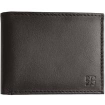 Carteira Compacta Masculina Slim Couro Marrom Porta Cartão Veneza Briolly
