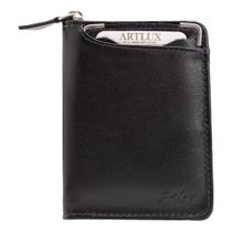Carteira Couro Artlux com Zíper Masculina 059 Carteira Couro Artlux com Zíper Masculina 059