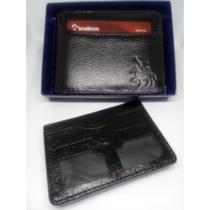Carteira Couro Legítimo 2 Em 1 -use Junto Ou Separado 8720m