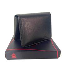 Carteira Couro Legítimo Luxo Masculino Preto