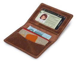 Carteira Couro Legítimo Masculina Porta Cartão Slim Carteira Couro Legítimo Masculina Porta Cartão Slim