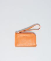 Carteira Couro Marina - Tangerina