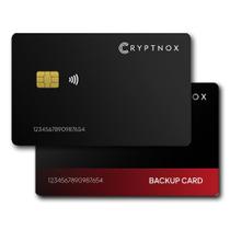 Carteira Cripto Cryptnox - Kit com 2 unidades, biométrica, NFC e armazenamento frio Carteira Cripto Cryptnox - Kit com 2 unidades, biométrica, NFC e armazenamento frio