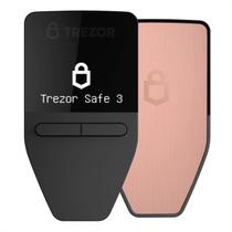 Carteira Crypto Hardware Trezor Safe 3 - Segurança com Frase Secreta e Elemento Seguro