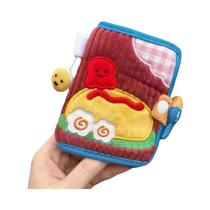 Carteira Curta Feminina De Lona E Sarja Com Zíper, Porta-Cartões Pequeno Dobrável E Porta-Moedas