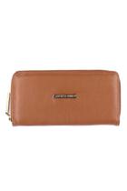 Carteira de couro caramelo Bonny Feminino Caramelo Liso Carteira de couro caramelo Bonny Feminino Caramelo Liso