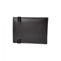 Carteira De Couro Compacta com Elástico Masculina Viccina Carteira De Couro Compacta com Elástico Masculina Viccina