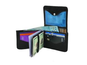 Carteira De Couro Legítimo Masculina Dobrável Com Ziper Para Moedas E Repartições Para Documentos Carteira De Couro Legítimo Masculina Dobrável Com Ziper Para Moedas E Repartições Para Documentos