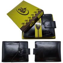Carteira De Couro Legitimo Masculina Modelo Luxo 1ª Linha