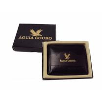 Carteira de Couro Legítimo Pequena Águia Couro