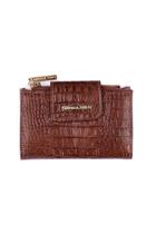 Carteira de couro marsala Lanna Feminino