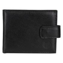 Carteira de Couro Masculina com Porta Cheque e Cartões WJ Acessórios