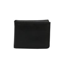 Carteira de couro masculina de bolso slim super discreta