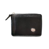 Carteira De Couro Masculina Fecho Zíper Mitty Carteira De Couro Masculina Fecho Zíper Mitty