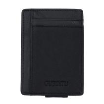 Carteira de Couro Masculina Slim Cartoes Cedulas Documentos Carteira de Couro Masculina Slim Cartoes Cedulas Documentos