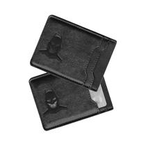 Carteira De Couro Slim Com Porta-Cartões E Máscara De Super-Herói Para Pai, Filho, Namorado, Marido