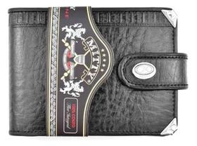 Carteira De Coutro Legitimo Preto Mitty M21F Carteira De Coutro Legitimo Preto Mitty M21F