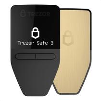 Carteira de hardware criptográfica Trezor Safe 3 com elemento seguro Carteira de hardware criptográfica Trezor Safe 3 com elemento seguro
