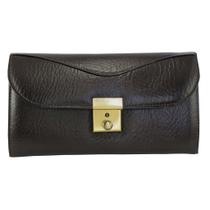 Carteira de mão capanga masculina couro palácio 793 marrom