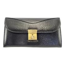 Carteira de mão capanga masculina couro palácio 793 preta Carteira de mão capanga masculina couro palácio 793 preta