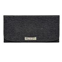 Carteira de Mão Feminina Vários Compartimentos Preta Lançamento