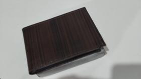 Carteira de material sintético Marron