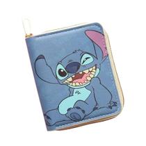 Carteira De Moeda Kawaii Stitch Anime Com Zíper, Porta-Cartões Para Estudantes, Bolsa De Carteira De Moeda Kawaii Stitch Anime Com Zíper, Porta-Cartões Para Estudantes, Bolsa De