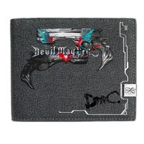 Carteira Devils Mays Crys Anime Characters Slim BiFold PU Carteira Devils Mays Crys Anime Characters Slim BiFold PU