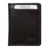 Carteira em Couro Artlux Unissex com Visor para Cnh 8002