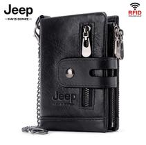 Carteira em couro Jeep kavis masculina feminina