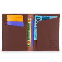 Carteira Em Couro Masculina Slim Pequena Porta Cnh Cartão E Notas Carteira Em Couro Masculina Slim Pequena Porta Cnh Cartão E Notas