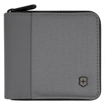 Carteira em Nylon com zíper Travel Essentials RFID Victorinox Cinza 653368