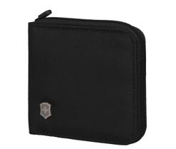 Carteira em Nylon Preta com zíper TA 5.0 Bi-Fold Zip Aroud c/ RFID Victorinox