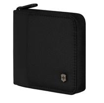 Carteira em Nylon Preta Travel Essentials Bi-Fold Zip Aroud c/ RFID Victorinox Carteira em Nylon Preta Travel Essentials Bi-Fold Zip Aroud c/ RFID Victorinox