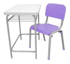 Carteira escolar infantil c/ cadeira lg flex t2 - LG FLEX CADEIRAS
