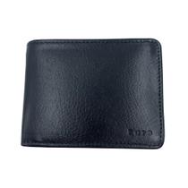 Carteira Euro Couro Masculina Preta