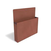 Carteira Expansiva Reforçada com Grampos - Marrom - Pacote com 20 Unidades