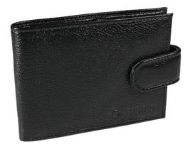 Carteira Fasolo H011 Couro Botão Porta Moedas e Cheques