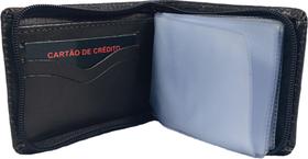 carteira fecho em zíper unissex porta cartão e documentos Simples carteira fecho em zíper unissex porta cartão e documentos Simples