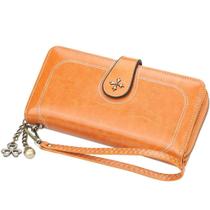CARTEIRA FEMININA BAELLERY PU MULTIFUNCIONAL PORTA CARTÕES - amarelo CARTEIRA FEMININA BAELLERY PU MULTIFUNCIONAL PORTA CARTÕES - amarelo