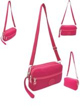 Carteira Feminina Bolsa De Mão Com 4 Divisórias Cabe Celular